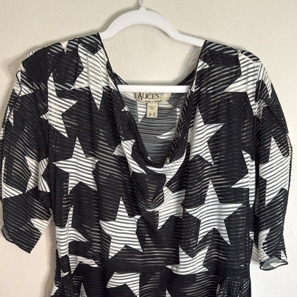 Alice’s Pig Sheer Star Maxi Dress-Base Layer Missing- Size 10 - Picture 3 of 4